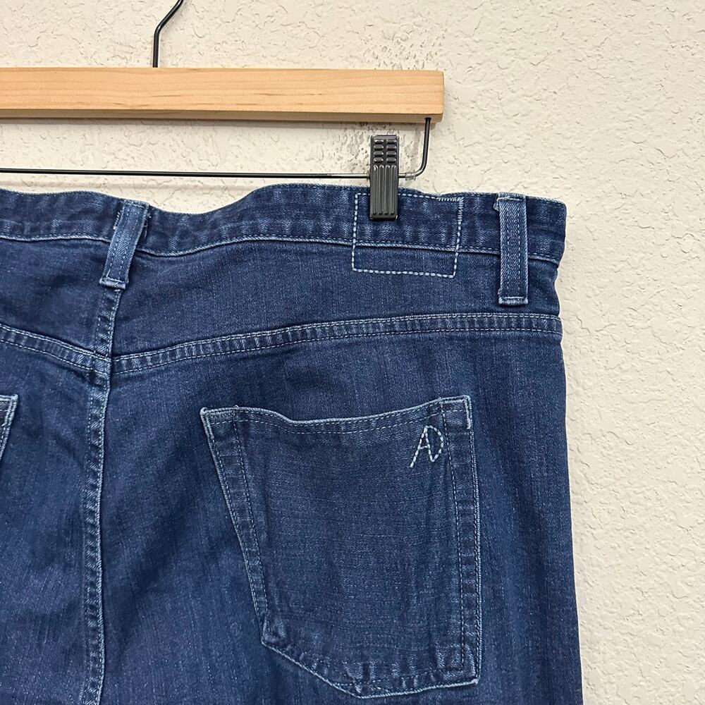 AGAVE DENIM No.30S Modern Selvage Jeans Blue Button Fly Slim Straight Leg - Picture 6 of 16